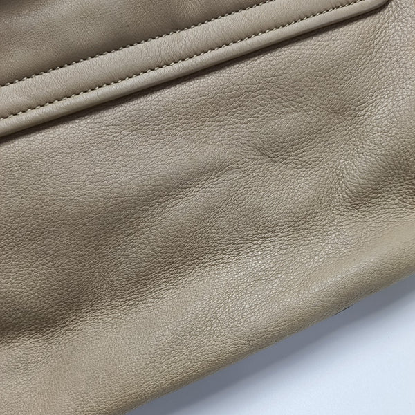 Calfskin Crossbody Bag Brown