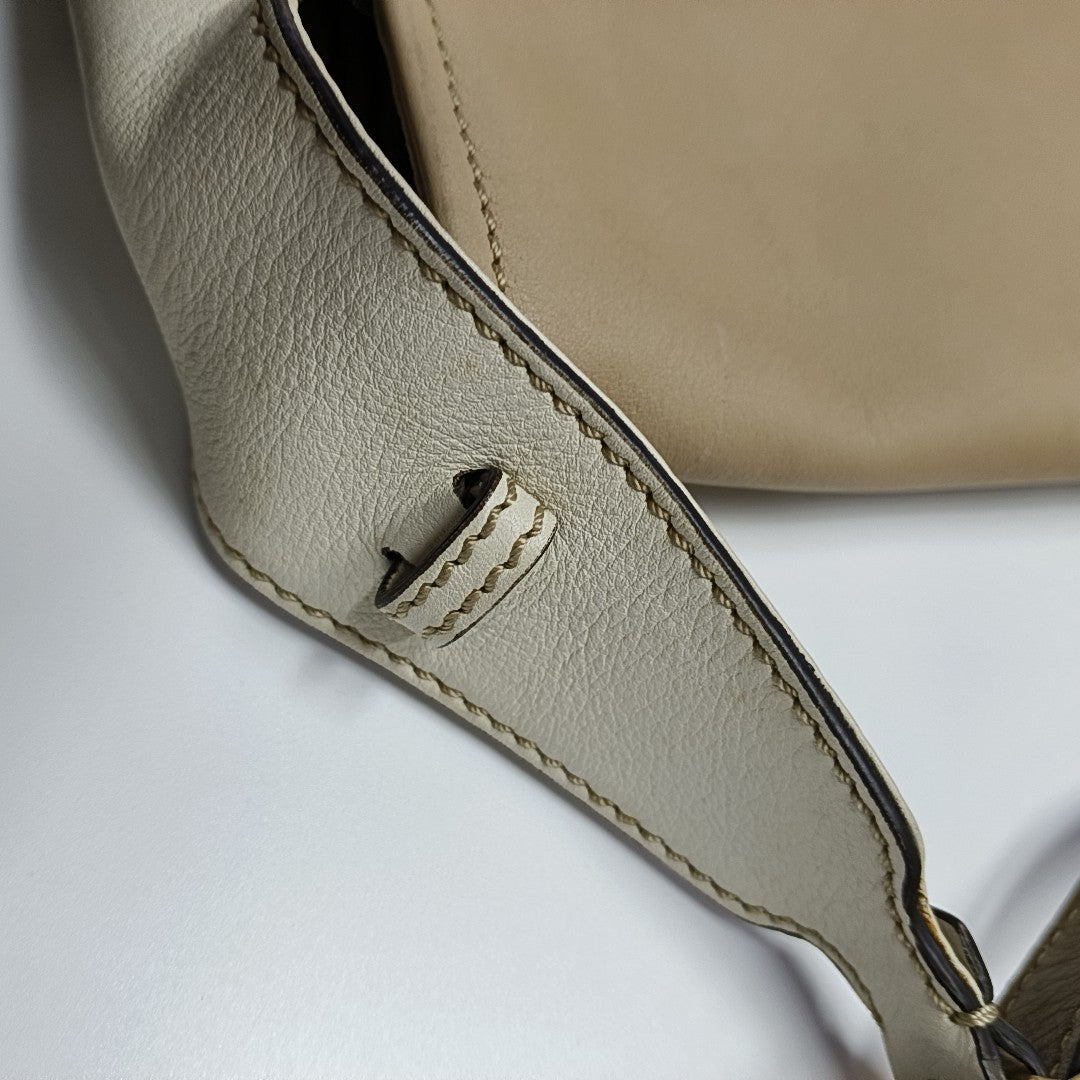 Calfskin Crossbody Bag Brown
