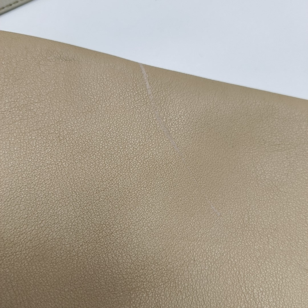 Calfskin Crossbody Bag Brown