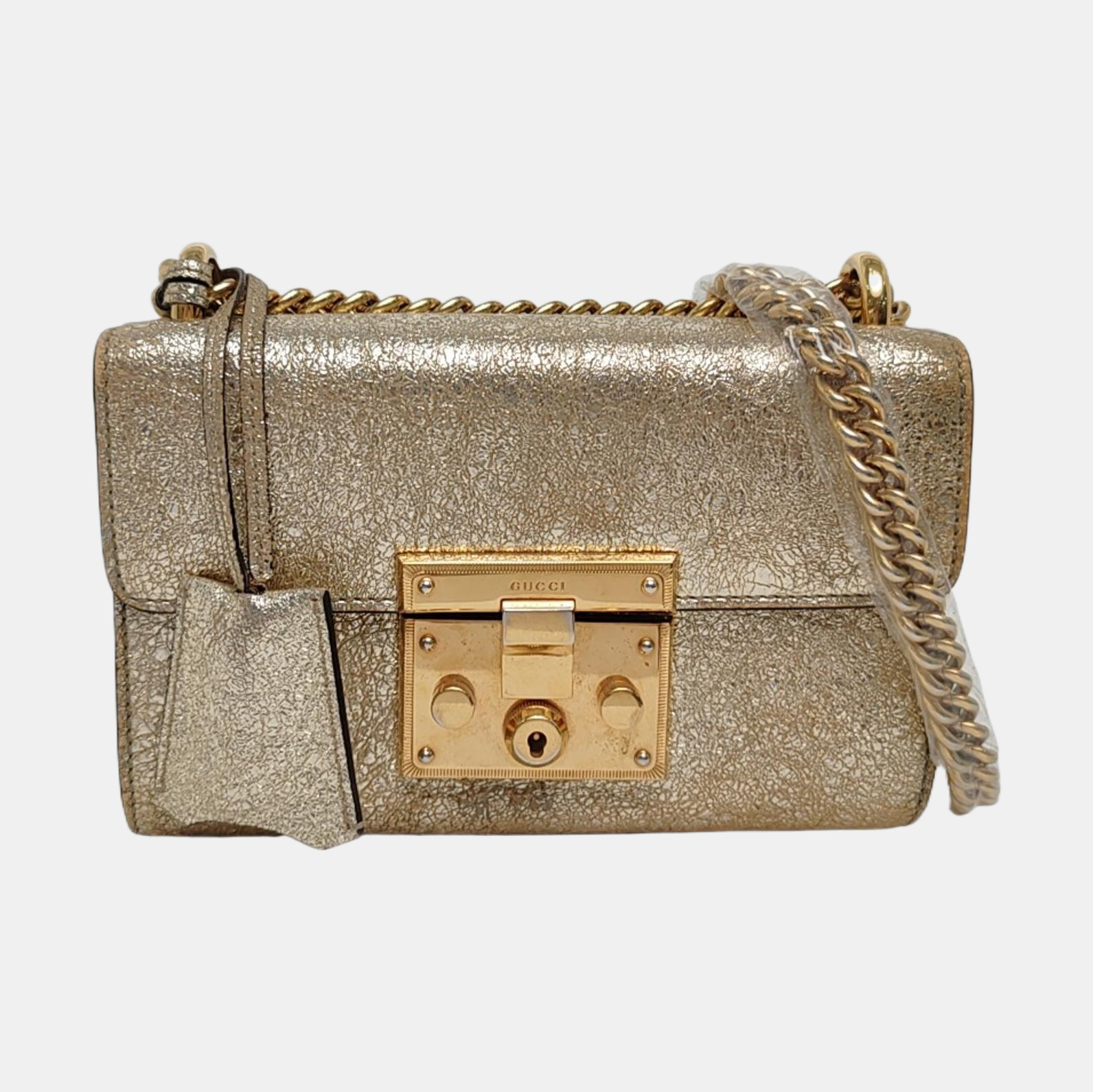 Authenticated pre-owned  Padlock Small Special Material Gold - Shoulder Bag at Looply