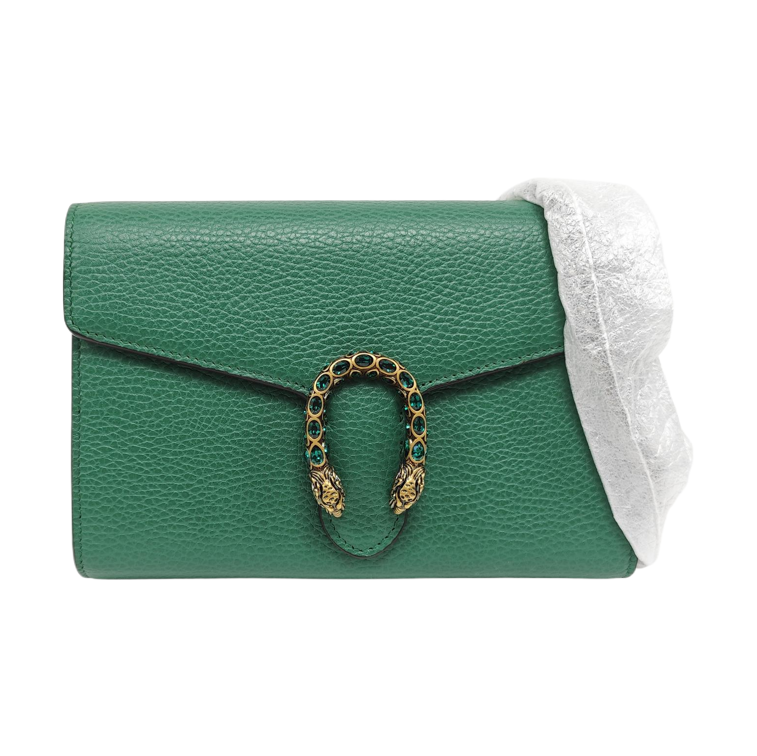 Authenticated pre-owned  Dionysus Super Mini Calfskin Green - Shoulder Bag at Looply