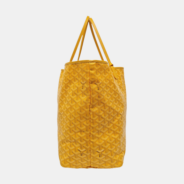 Authenticated pre-owned  Saint Louis GM Coated Canvas Yellow - Top Handle Bag at Looply