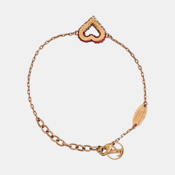 Authenticated pre-owned  Essential V Perle Rose Gold Tone Metal Rose Gold Bracelet - Bracelet at Looply