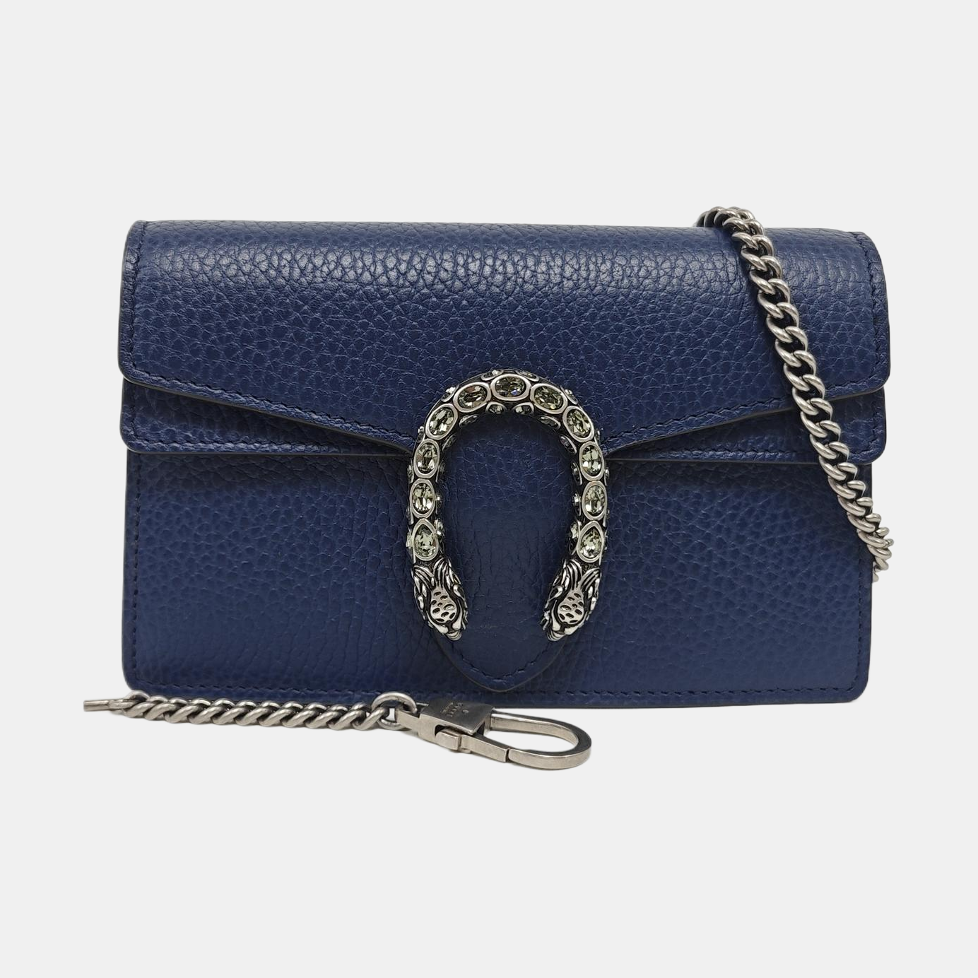 Authenticated pre-owned  Dionysus Super Mini Calfskin Blue - Crossbody Bag at Looply