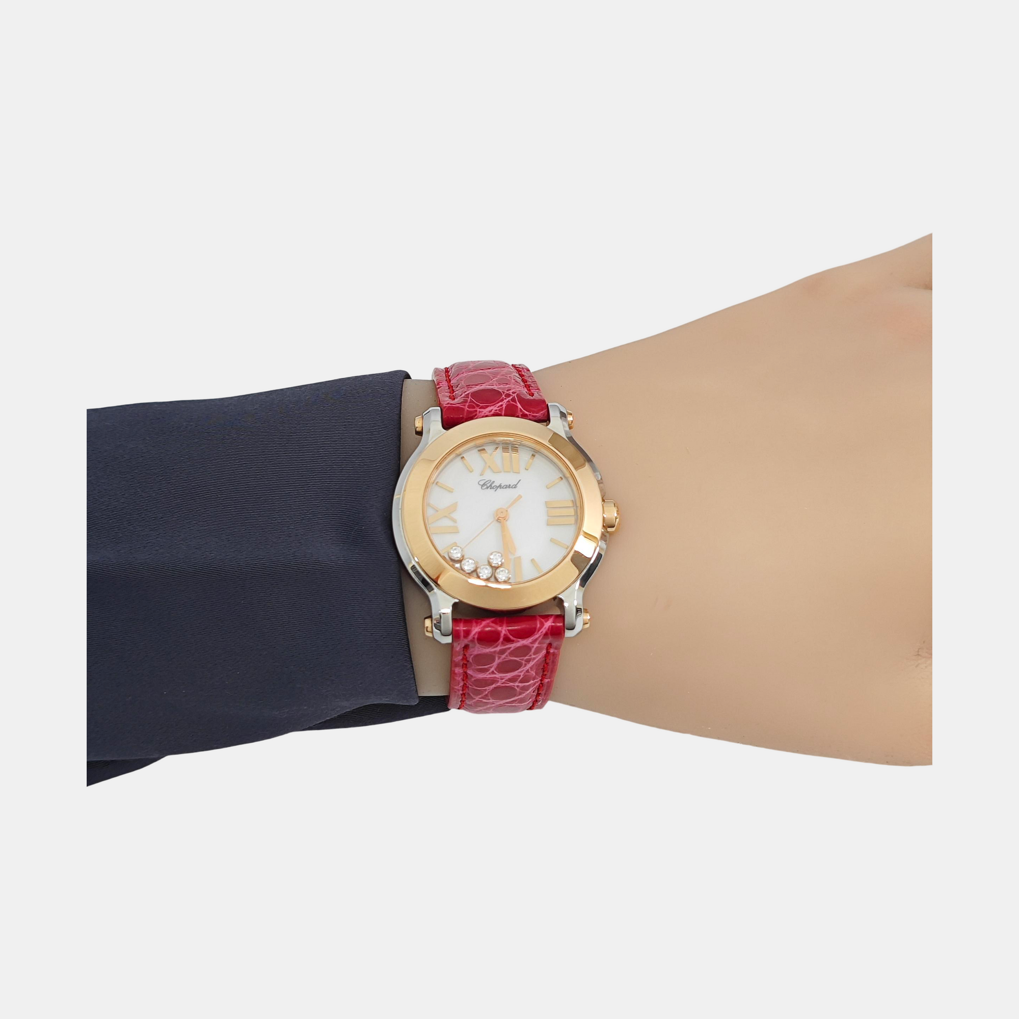 Happy Sport 30mm White Quartz Watch