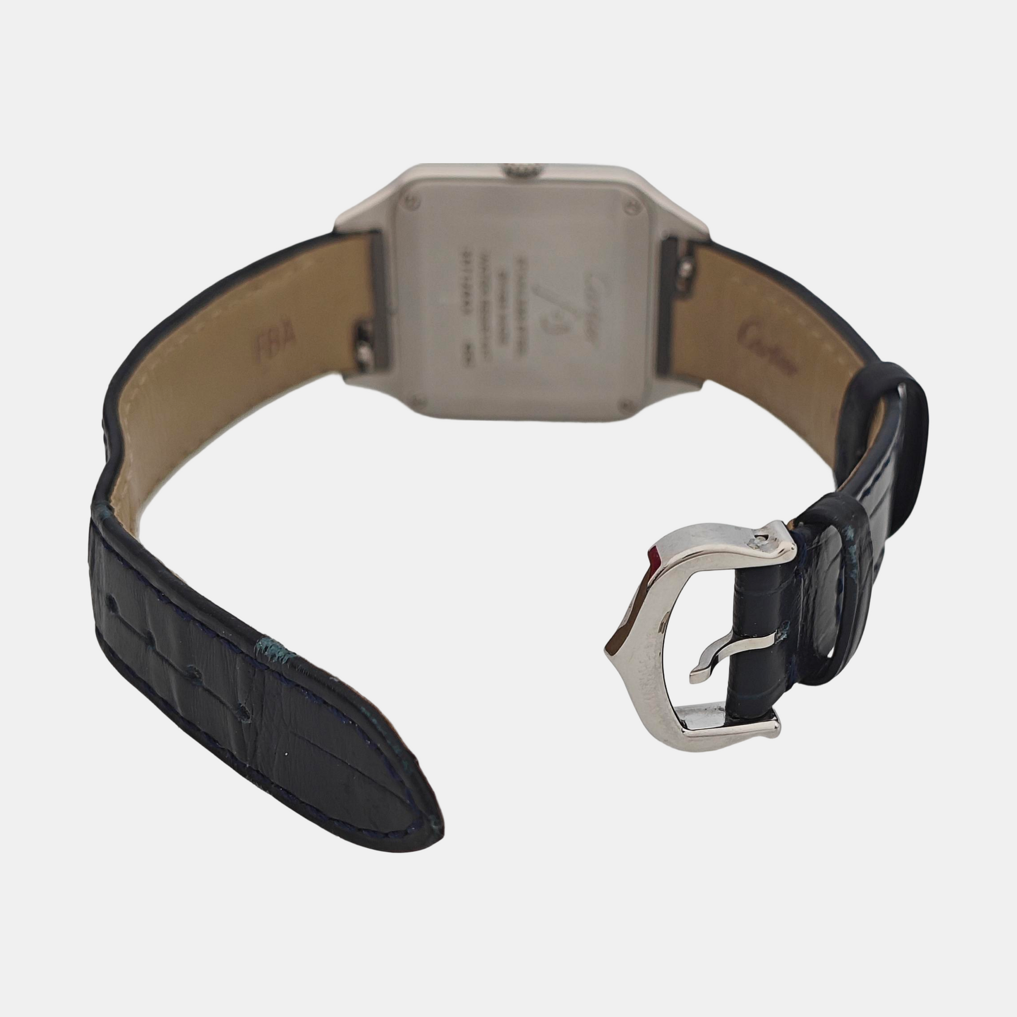 Santos-Dumont 27.5mm Silver Quartz Watch