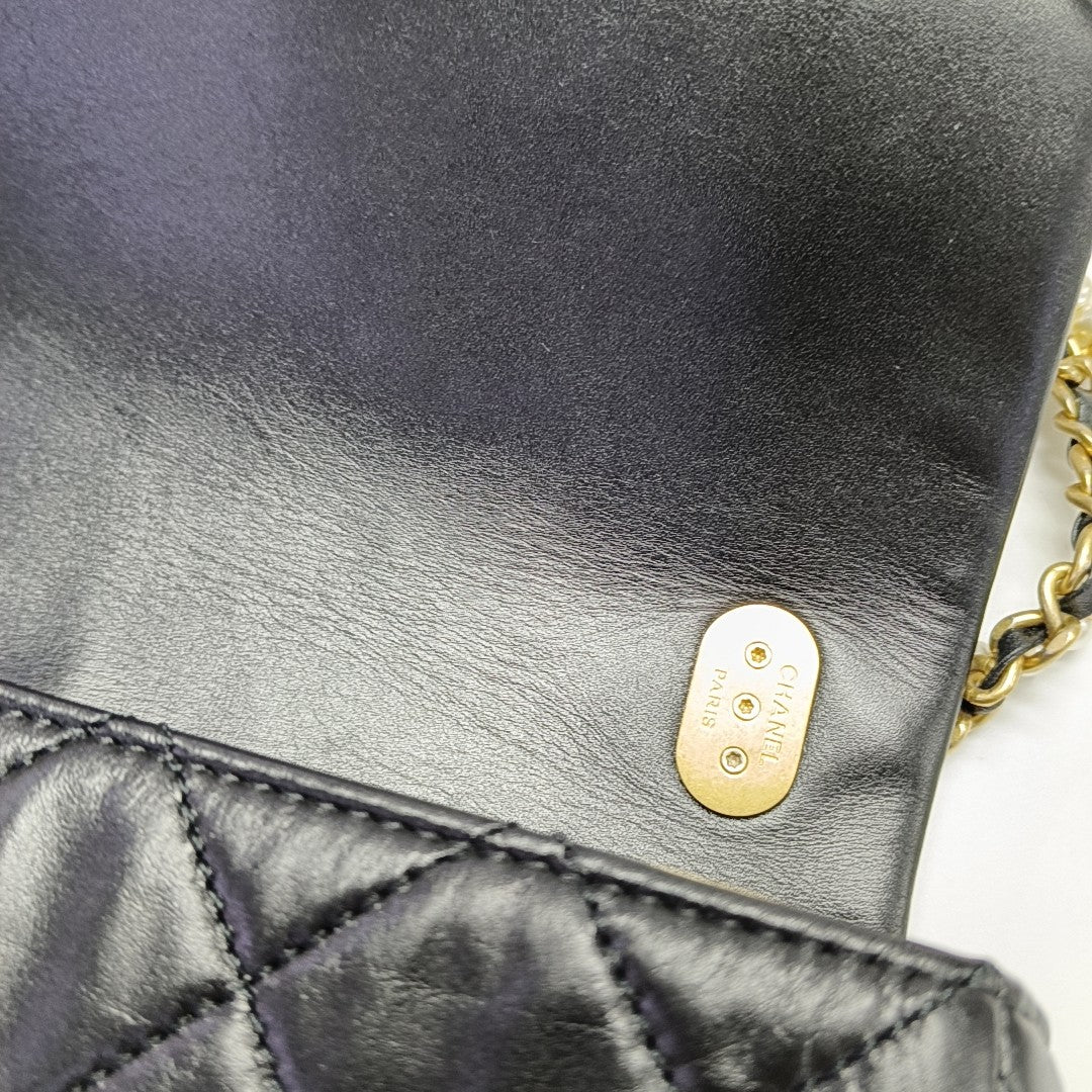 Quilted Calfskin Black