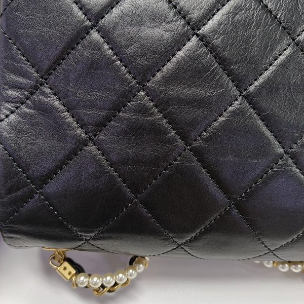 Quilted Calfskin Black