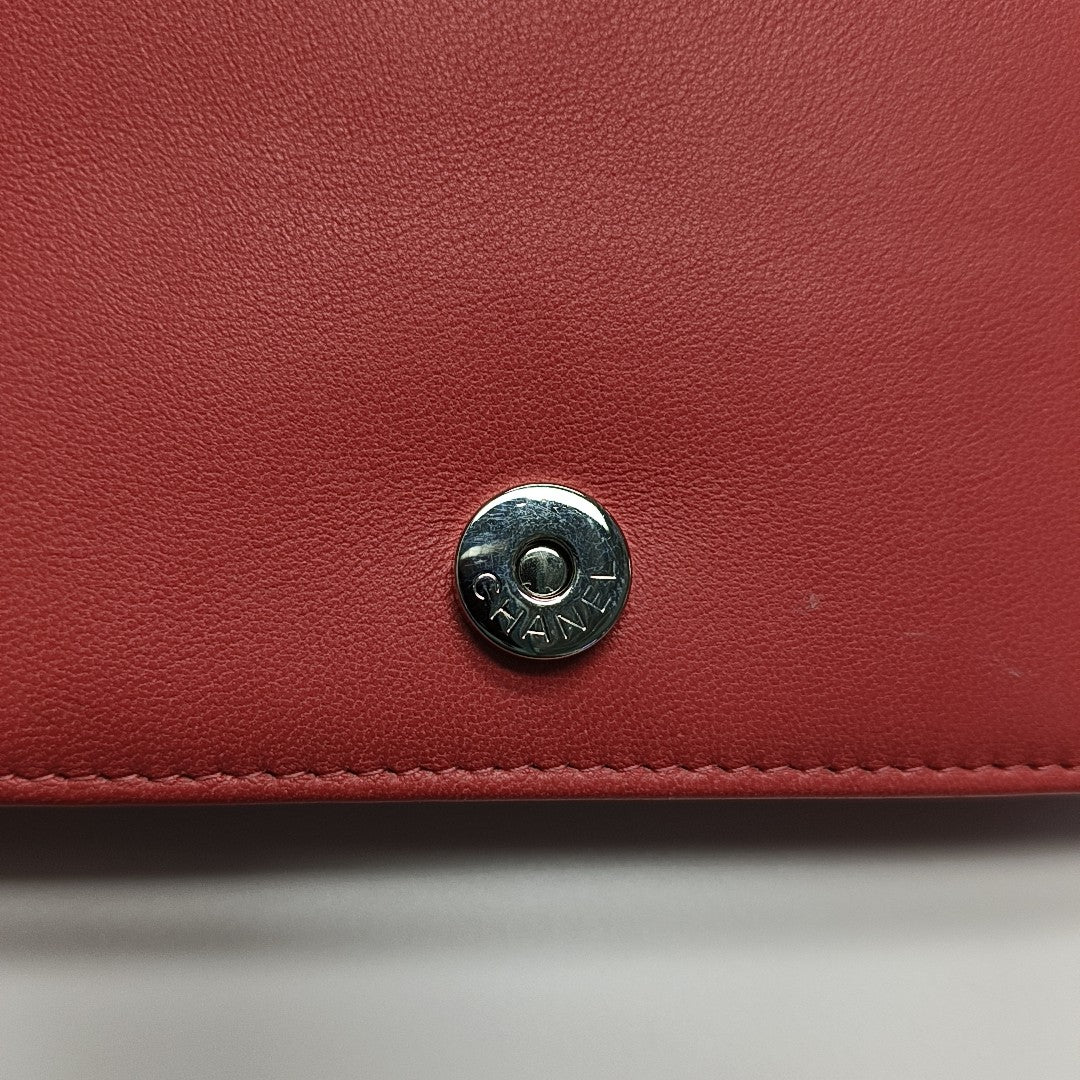 Quilted Lambskin Red