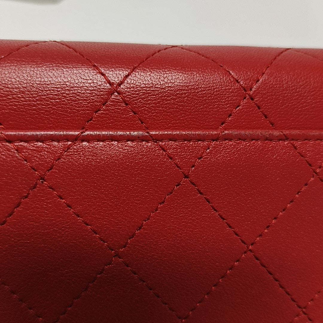 Quilted Lambskin Red