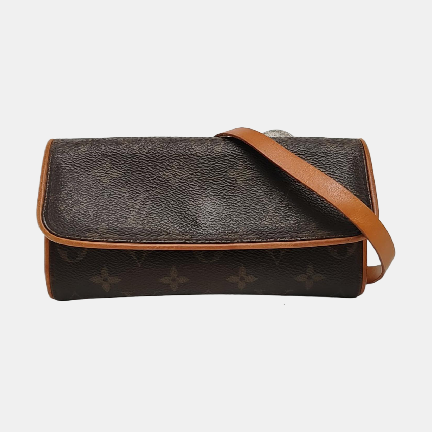 TWIN PM Monogram Coated Canvas Brown
