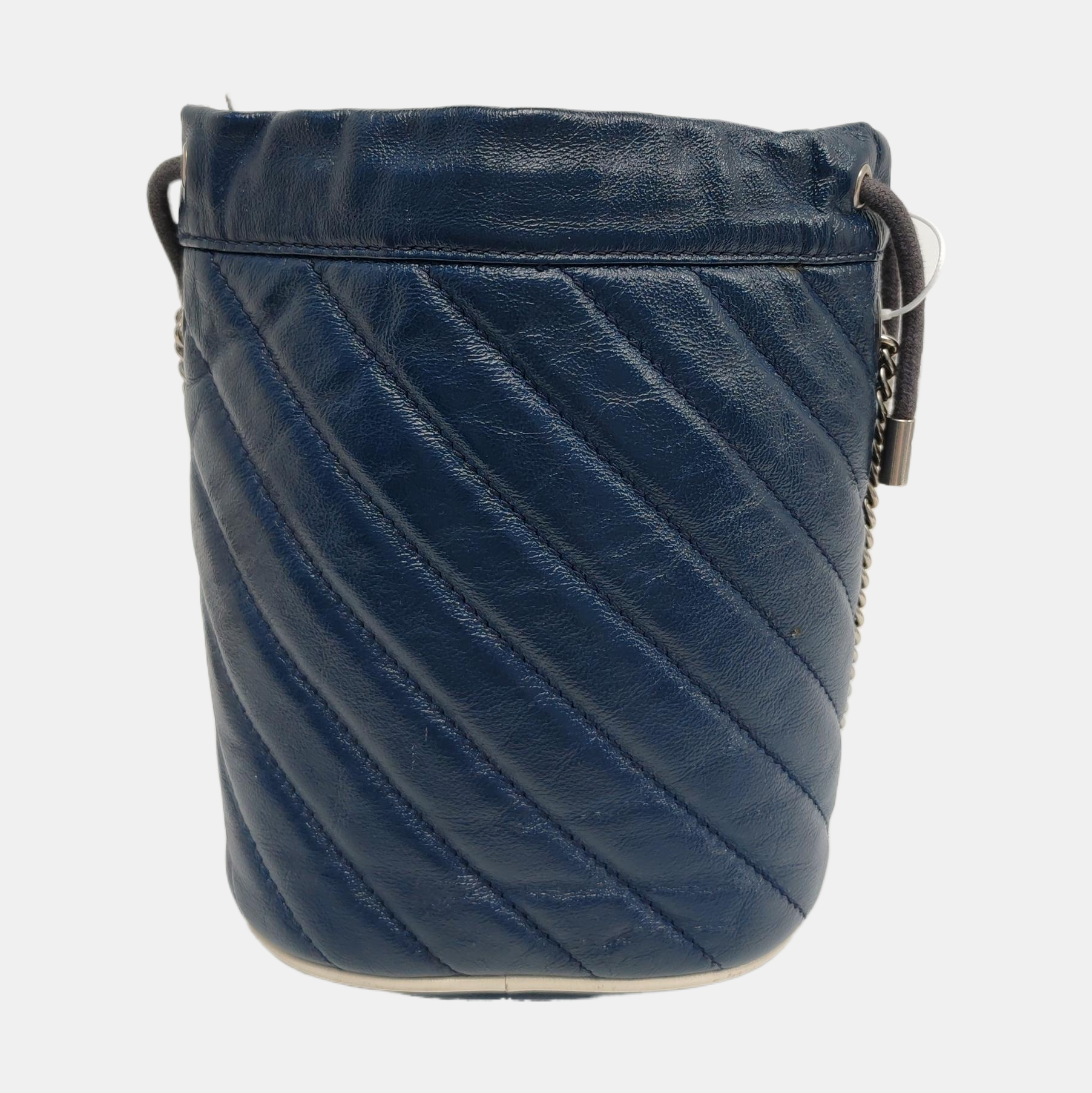 Authenticated pre-owned  GG Marmont Mini Calfskin Blue - Shoulder Bag at Looply