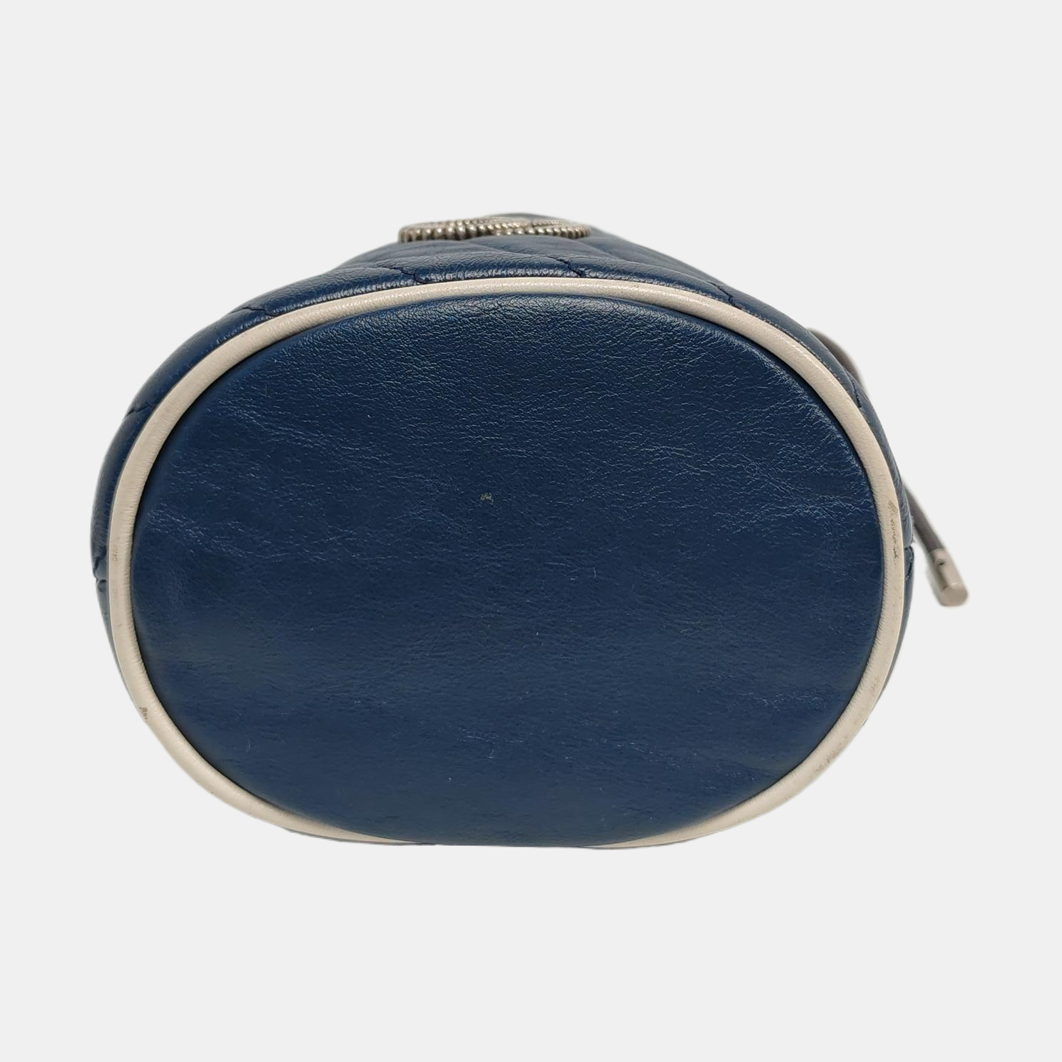 Authenticated pre-owned  GG Marmont Mini Calfskin Blue - Shoulder Bag at Looply