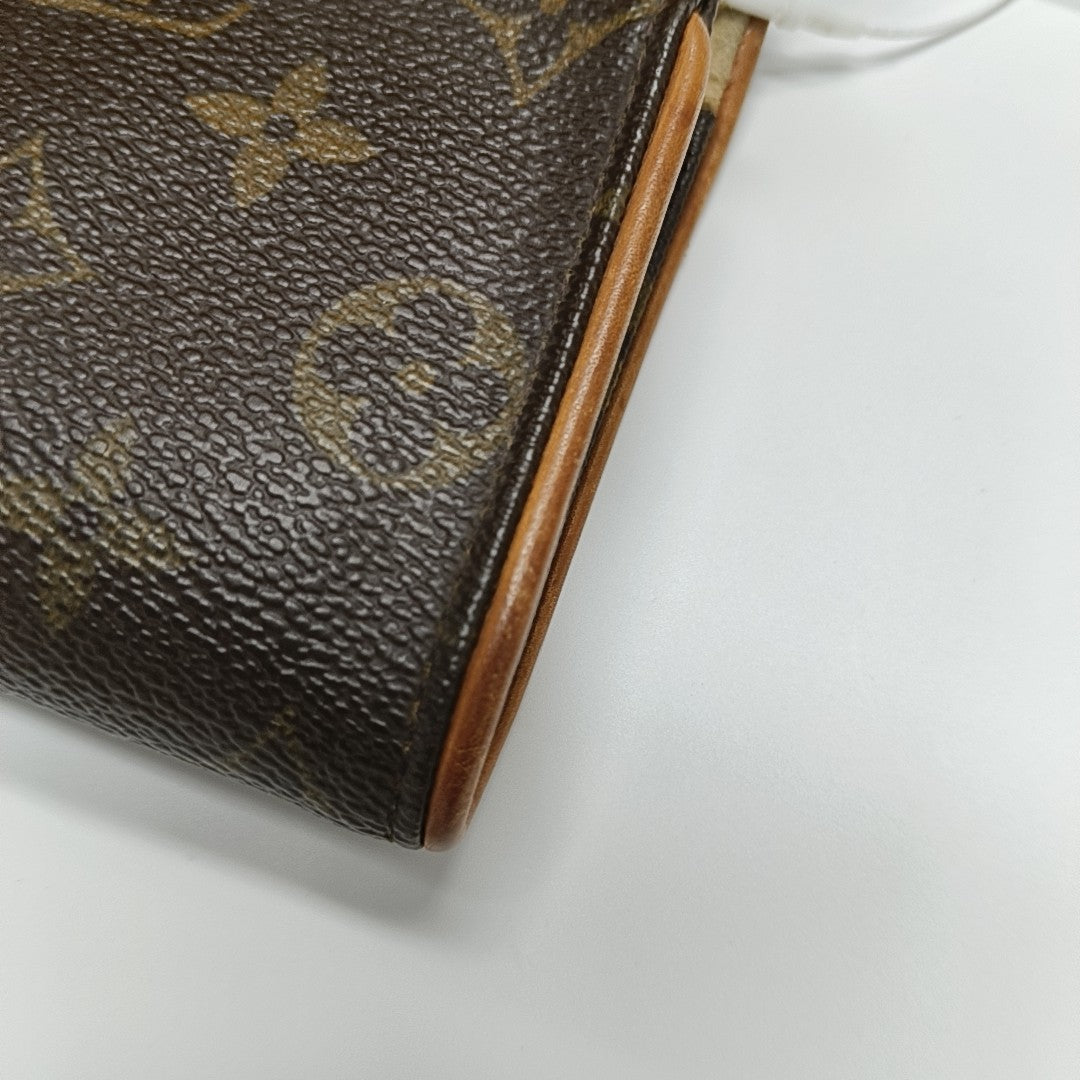 TWIN PM Monogram Coated Canvas Brown
