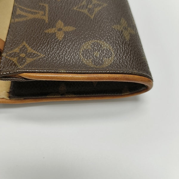 TWIN PM Monogram Coated Canvas Brown