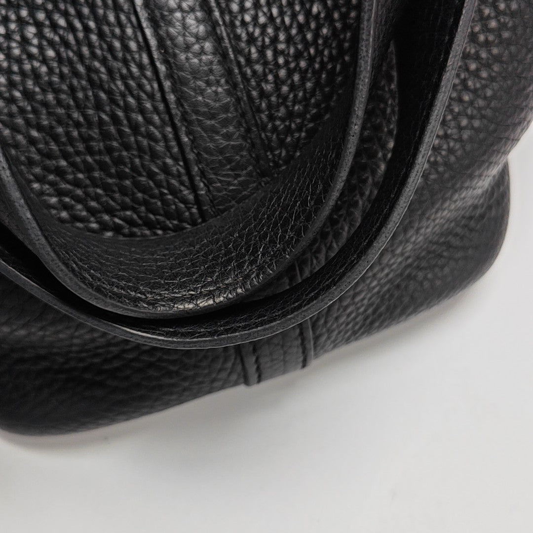 Authenticated pre-owned  Picotin Lock Clemence Black - Top Handle Bag at Looply