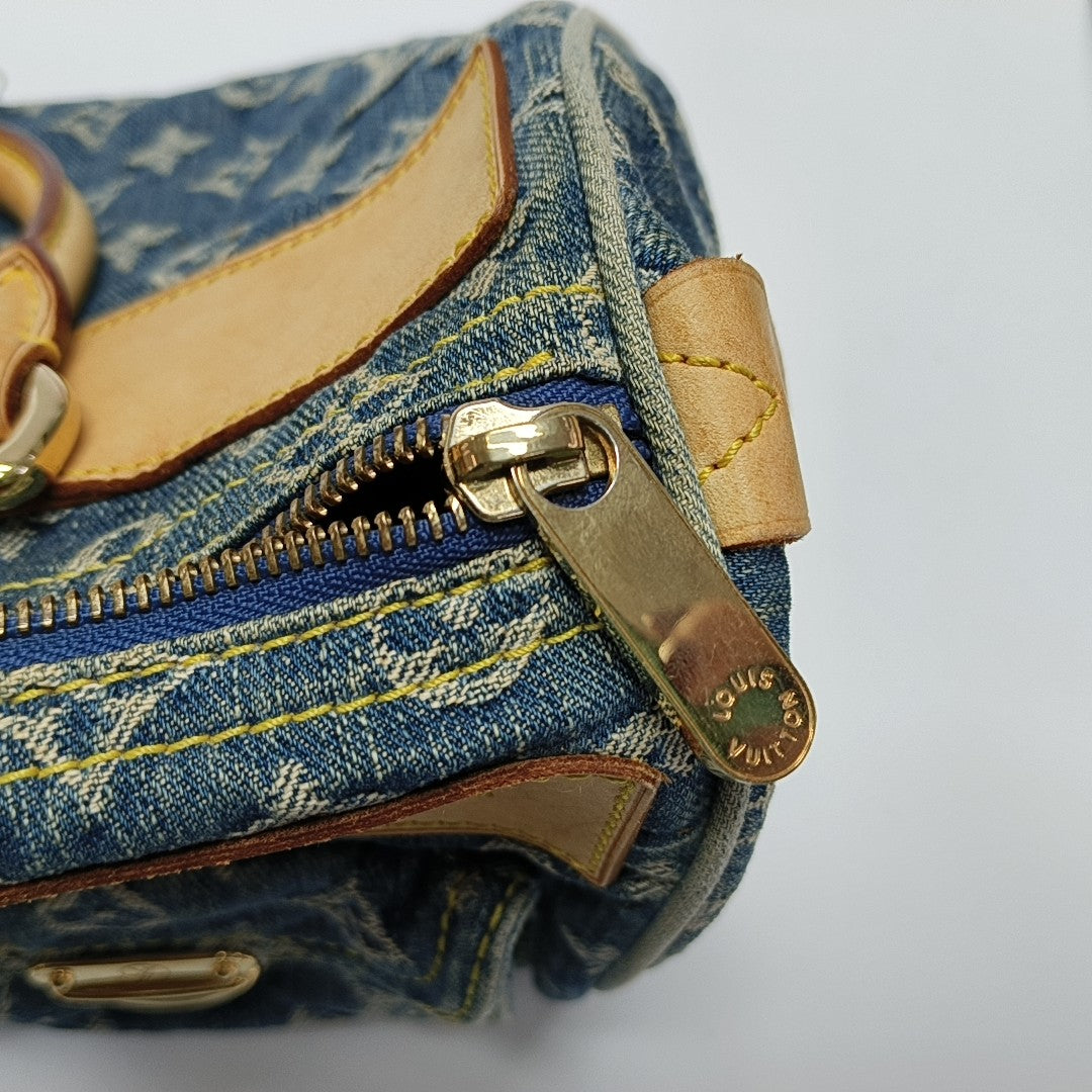 NEO SPEEDY Monogram Denim Blue