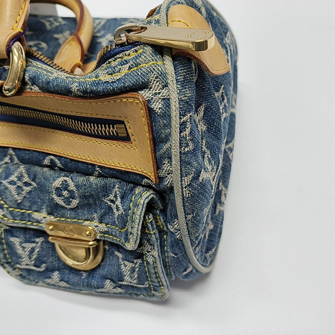 NEO SPEEDY Monogram Denim Blue