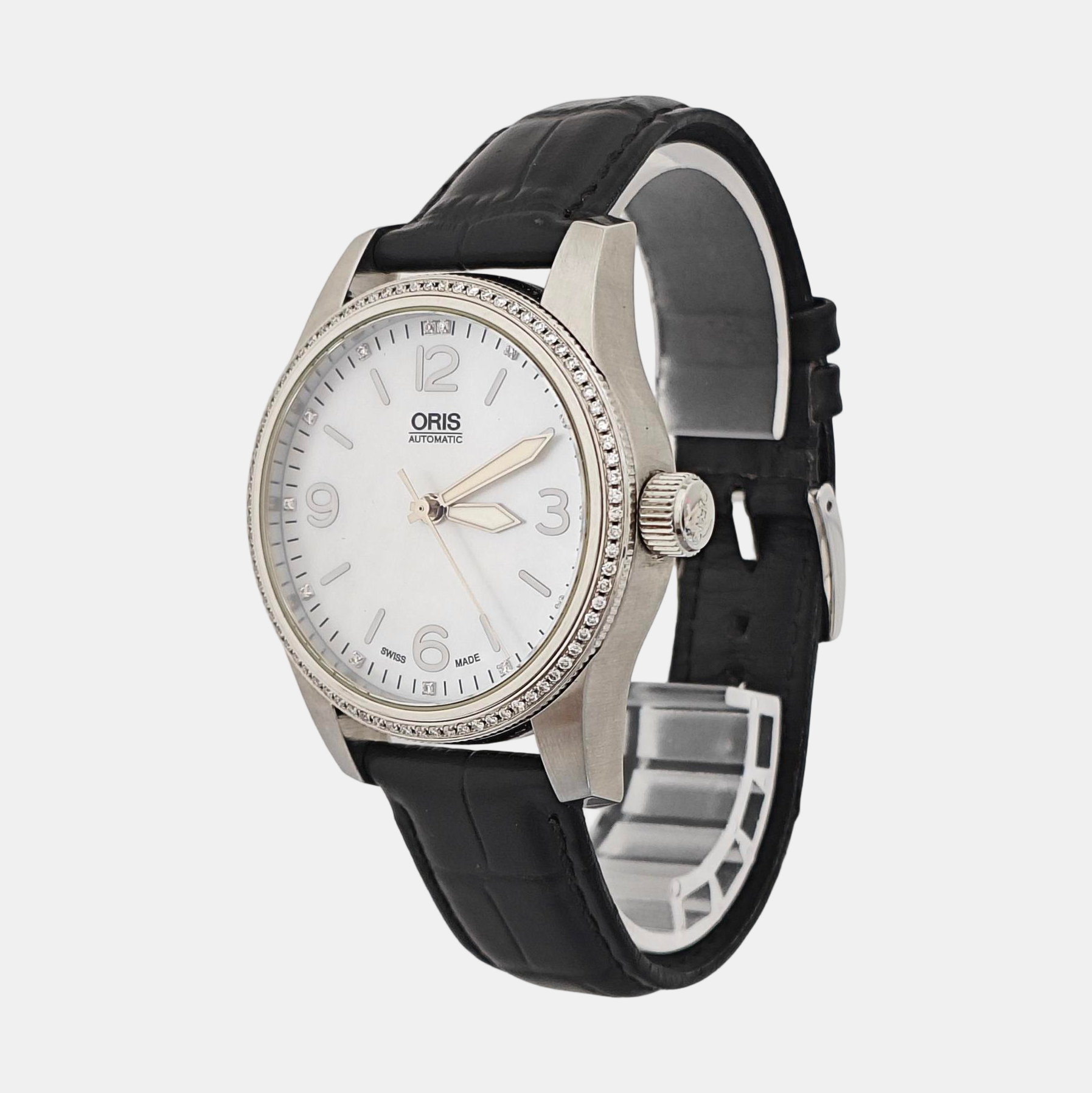 38mm White Automatic Watch