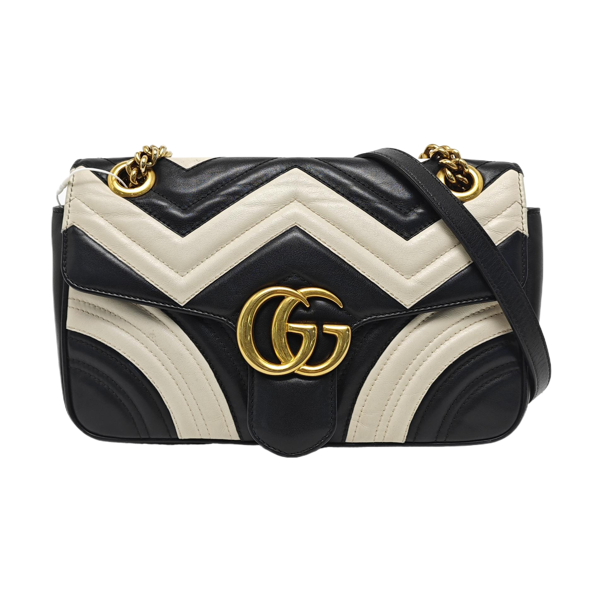 Authenticated pre-owned  GG Marmont Medium Calfskin Multicolor - Crossbody Bag at Looply