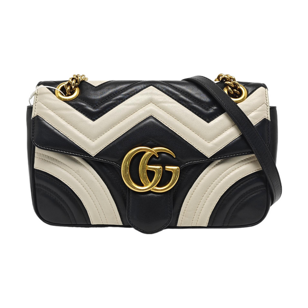 Authenticated pre-owned  GG Marmont Medium Calfskin Multicolor - Crossbody Bag at Looply