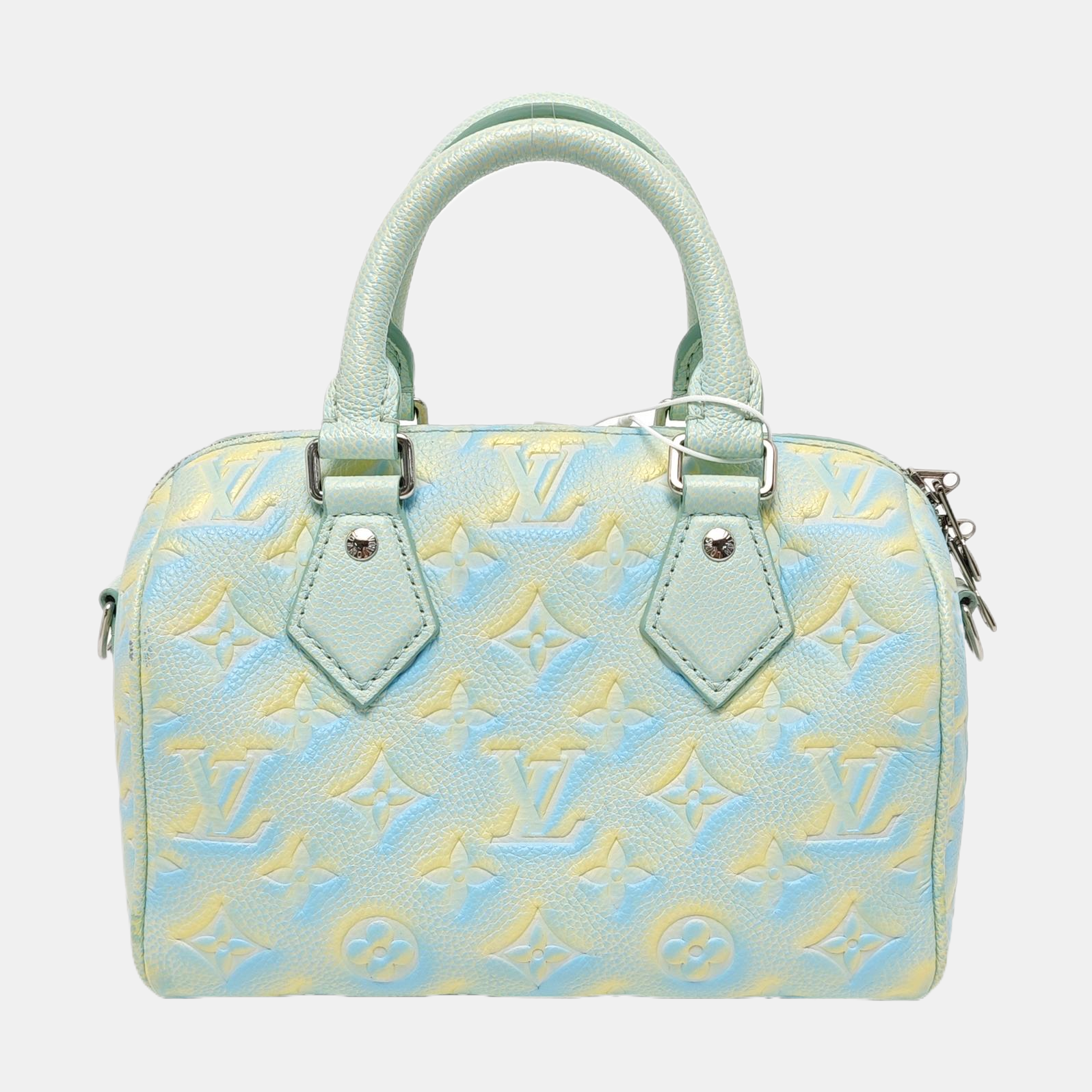 SPEEDY 20 Monogram Calfskin Green