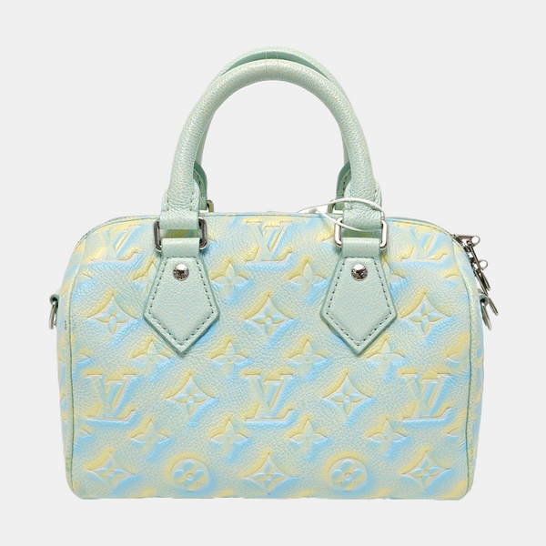 SPEEDY 20 Monogram Calfskin Green