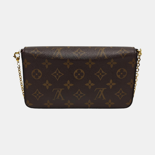 Authenticated pre-owned  Félicie Monogram Coated Canvas Brown - Shoulder Bag at Looply