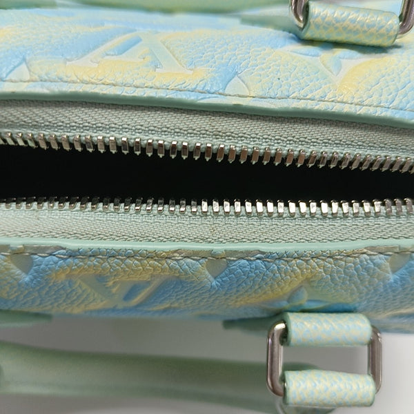 SPEEDY 20 Monogram Calfskin Green