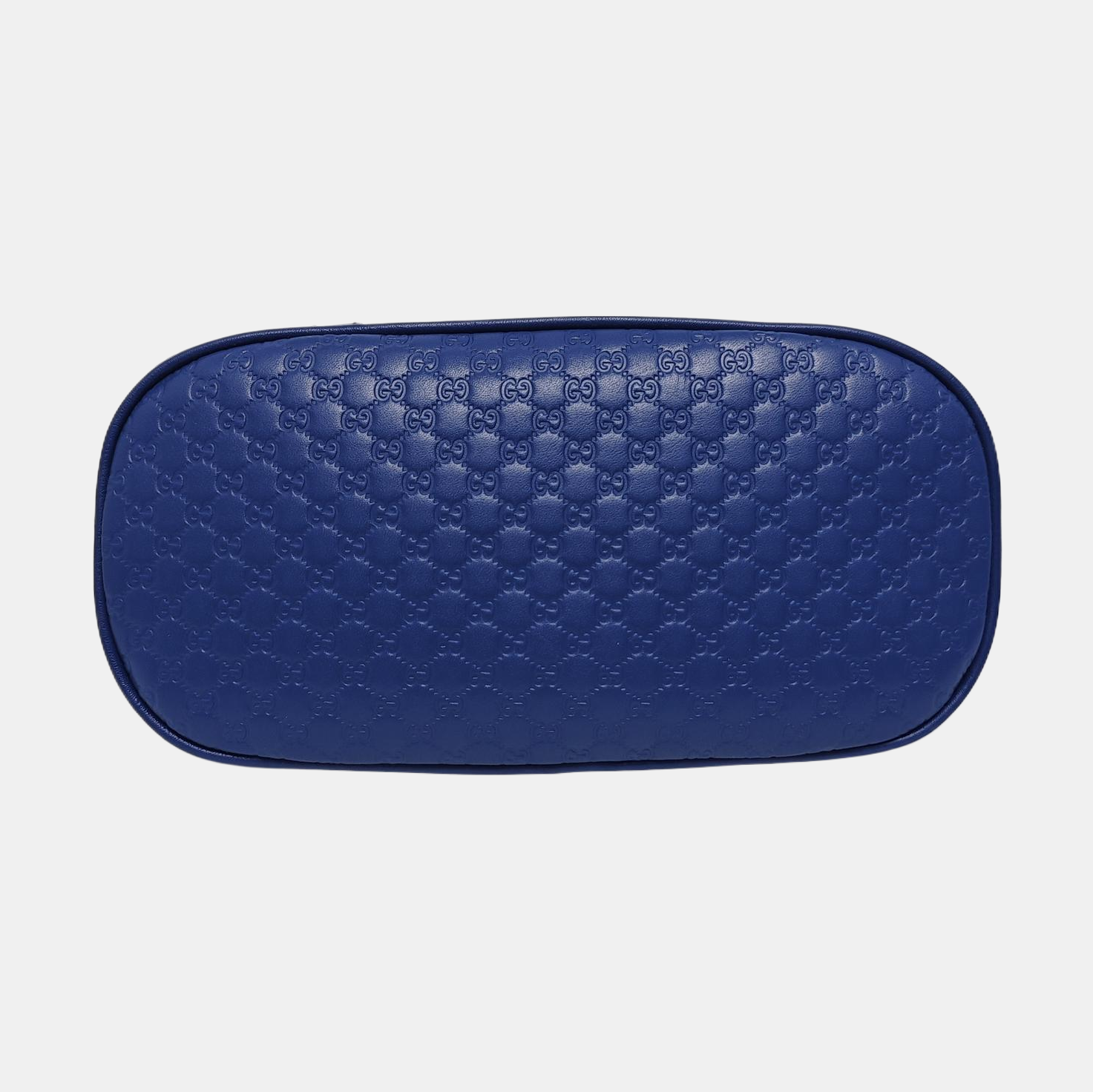 Authenticated pre-owned  Microguccissima Monogram Calfskin Blue - Shoulder Bag at Looply