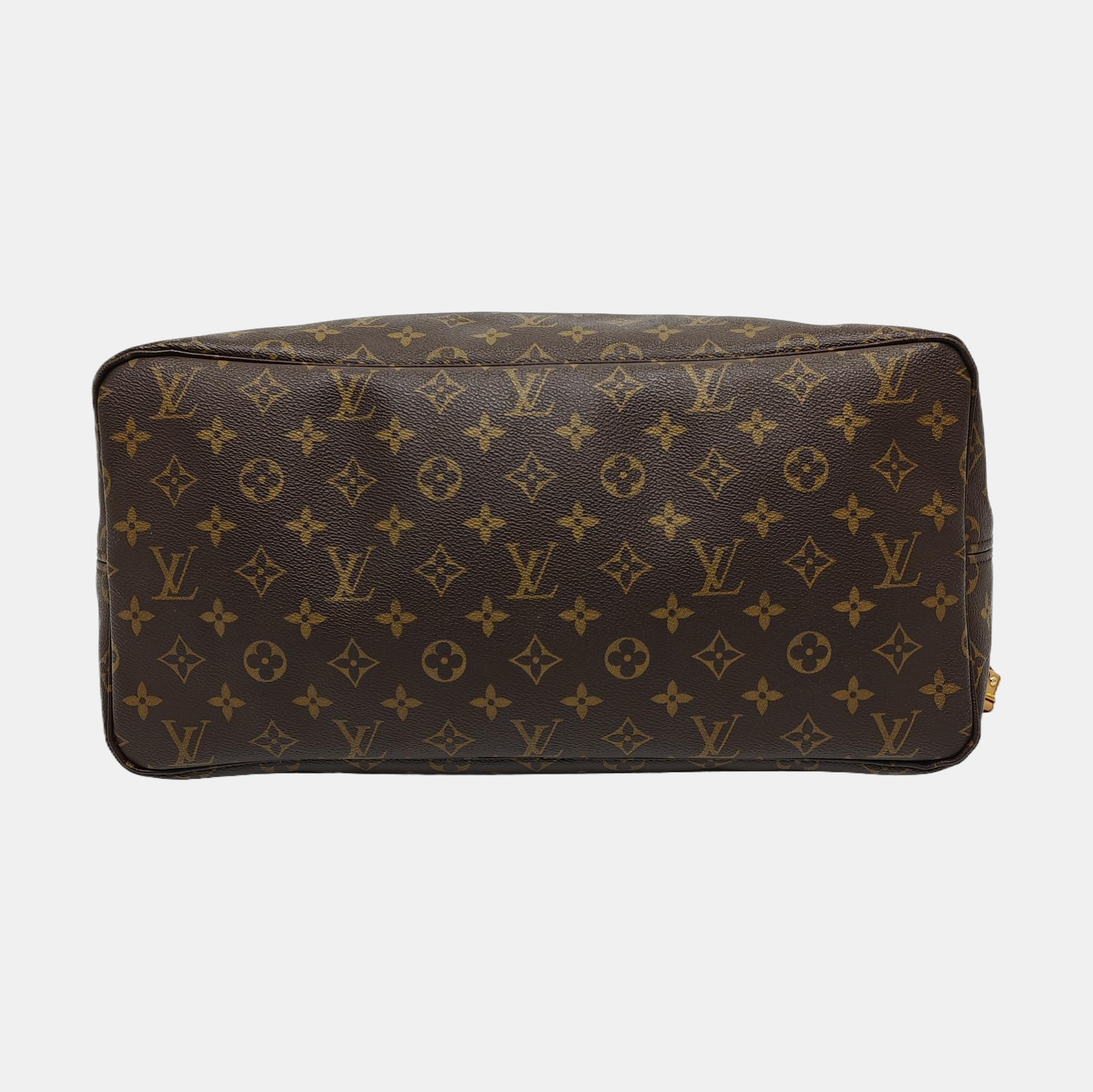NEVERFULL GM Monogram Coated Canvas Brown