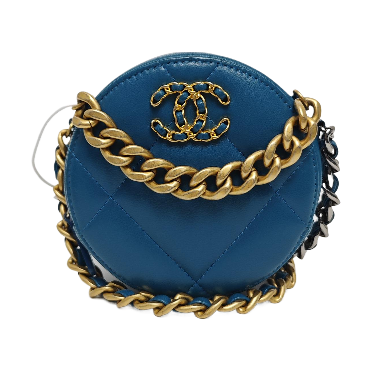 Authenticated pre-owned  Chanel 19 Quilted Lambskin Blue - Shoulder Bag at Looply