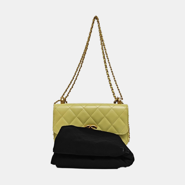 Quilted Calfskin Yellow