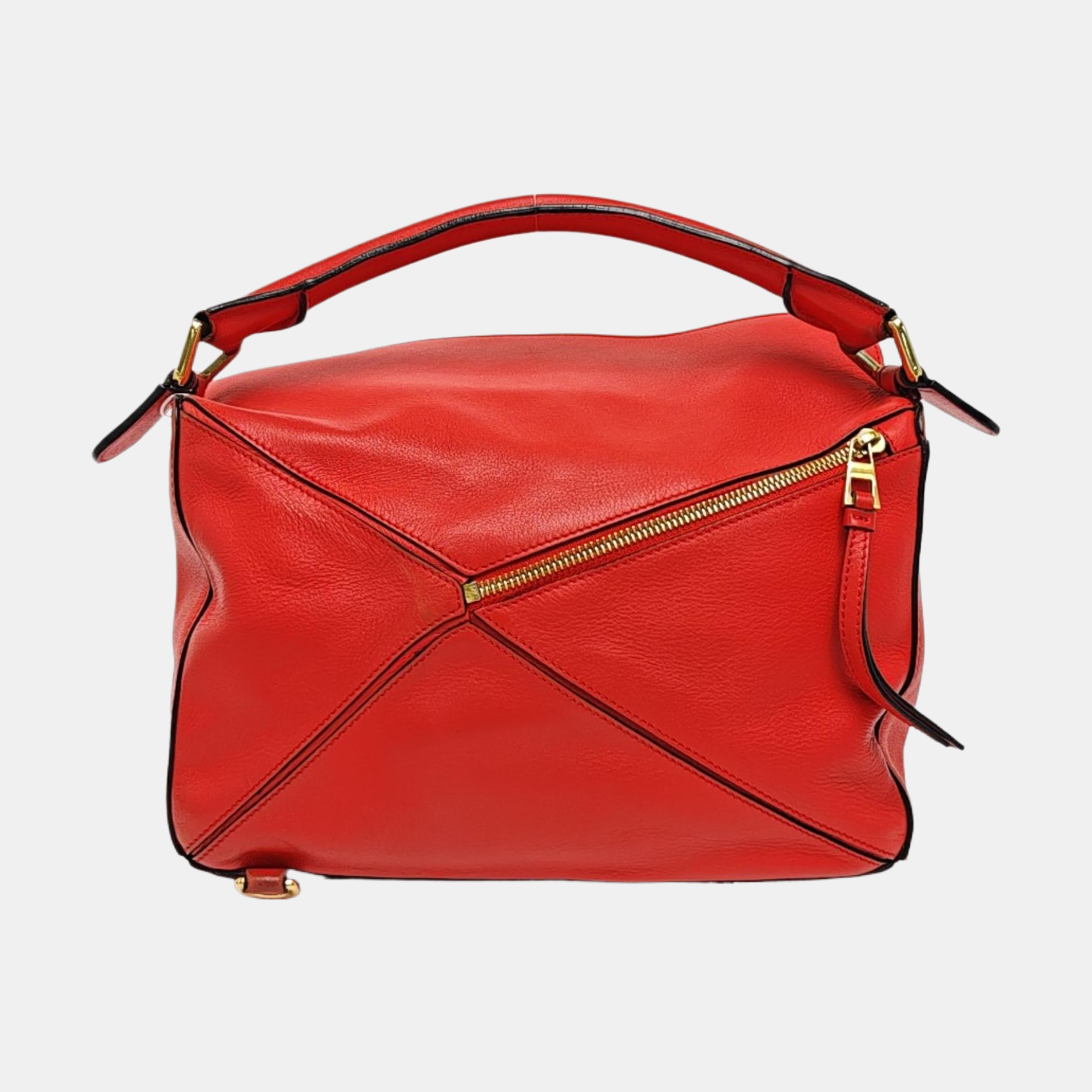 Authenticated pre-owned  Puzzle Small Calfskin Red - Shoulder Bag at Looply