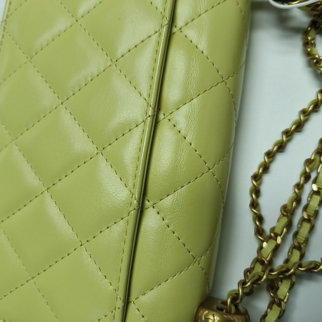 Quilted Calfskin Yellow