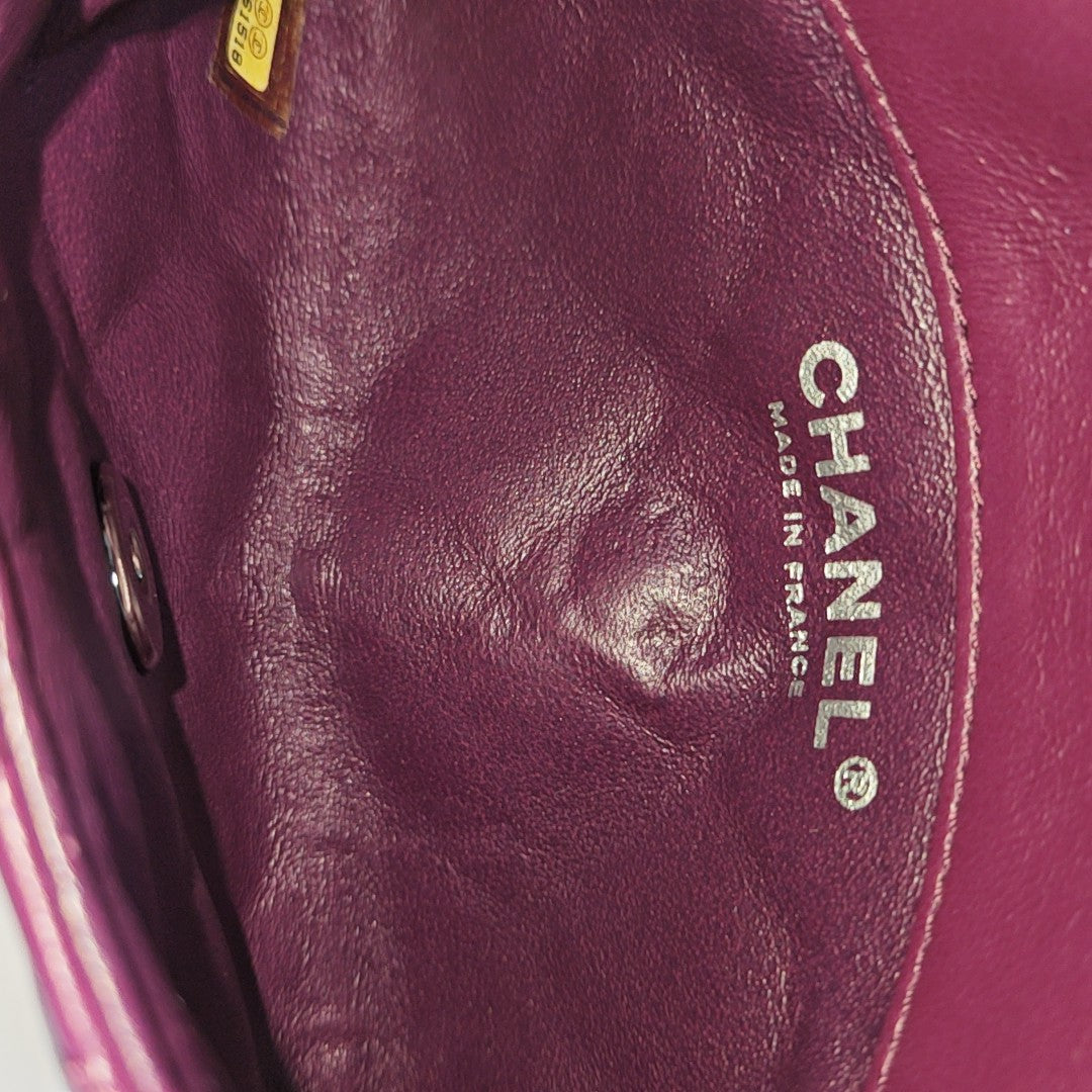 Quilted Lambskin Purple