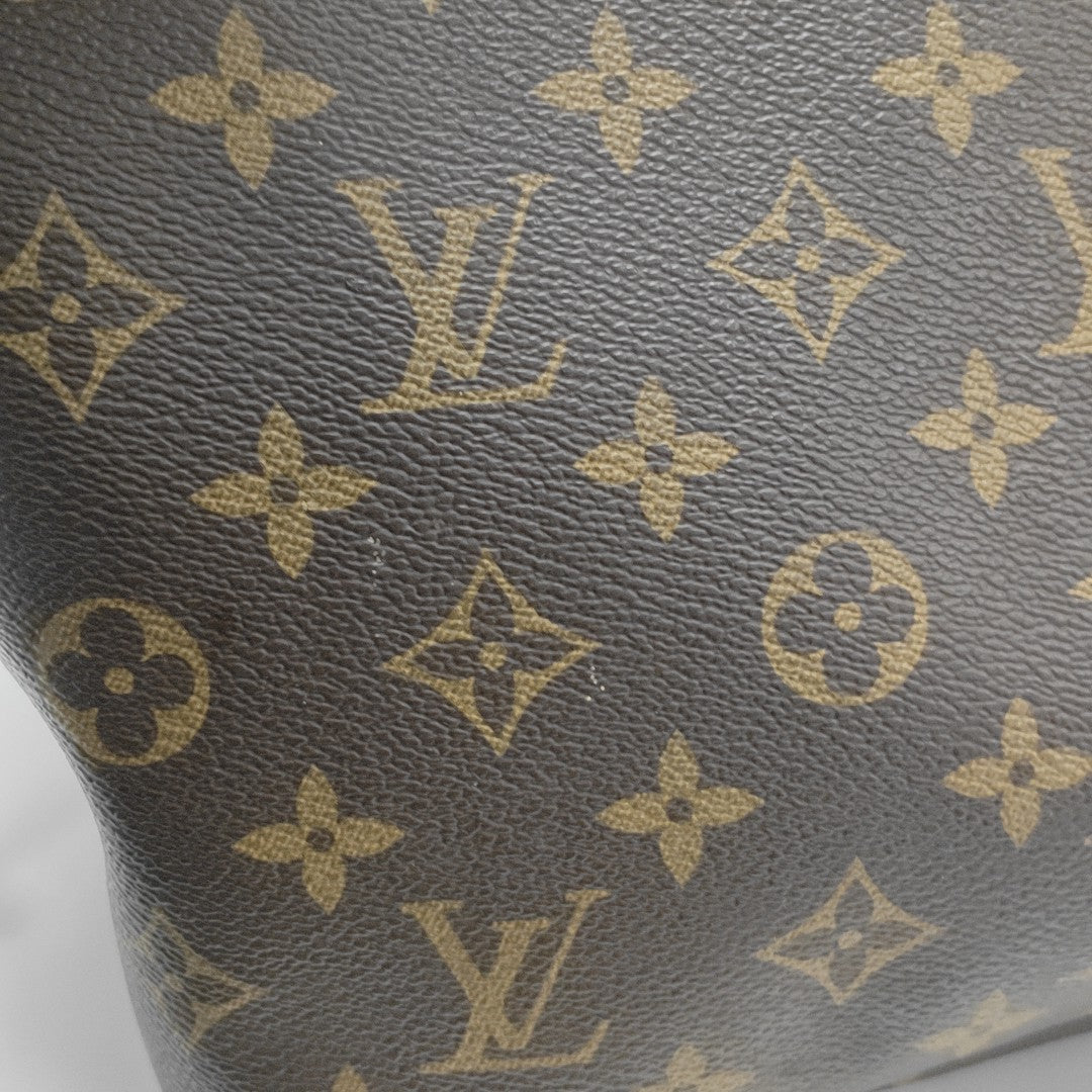 NEVERFULL GM Monogram Coated Canvas Brown