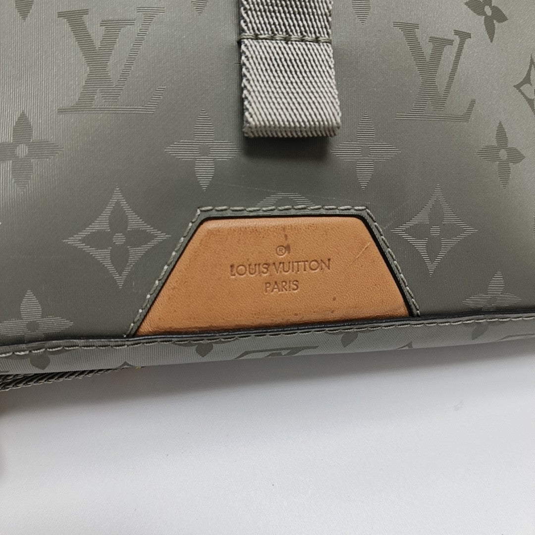 Monogram Special Material Shoulder Bag Gray