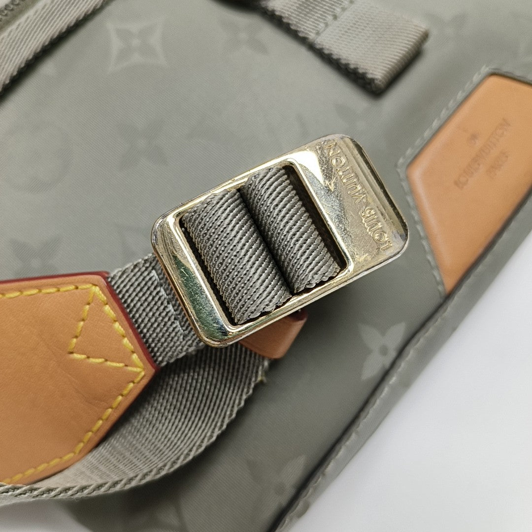 Monogram Special Material Shoulder Bag Gray