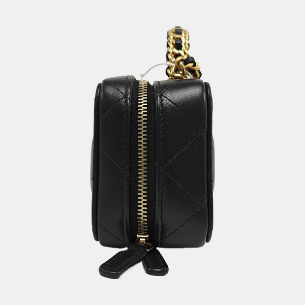 Quilted Lambskin Black