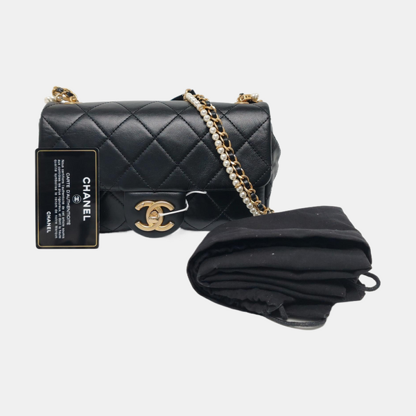 Quilted Calfskin Black