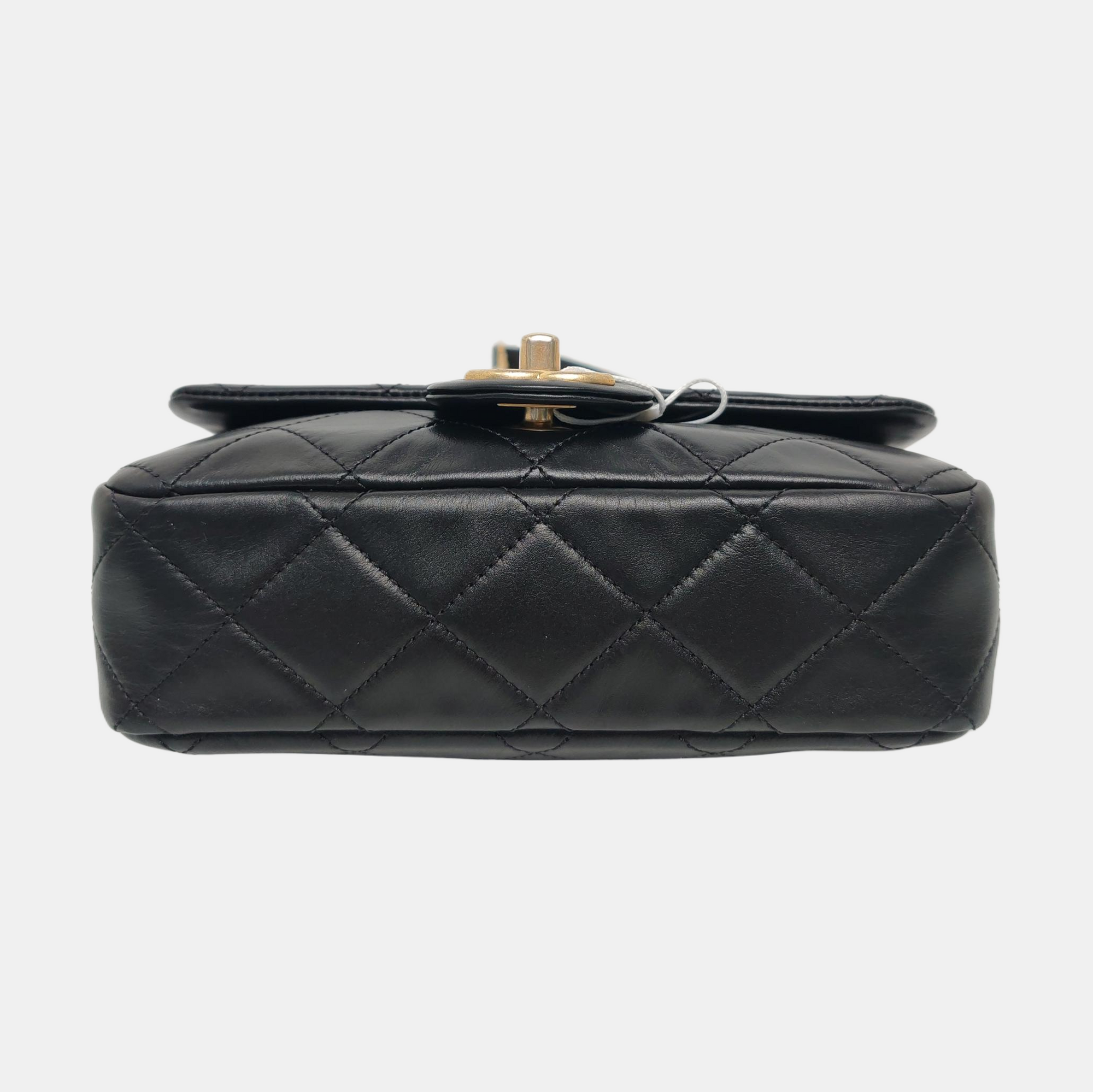 Quilted Calfskin Black