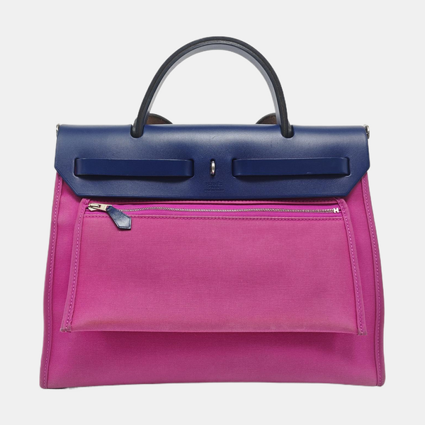 Authenticated pre-owned  Herbag 31 Canvas Pink - Shoulder Bag at Looply
