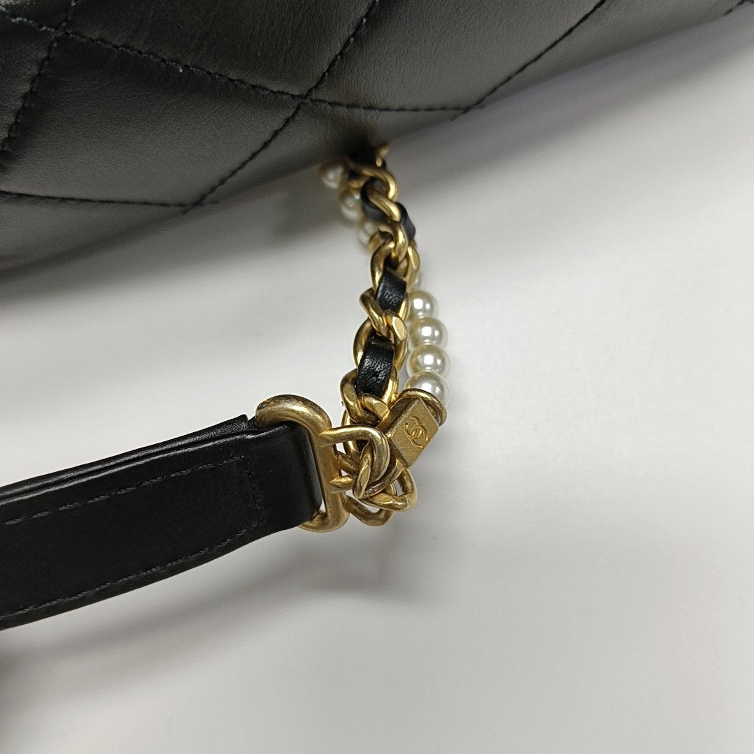 Quilted Calfskin Black