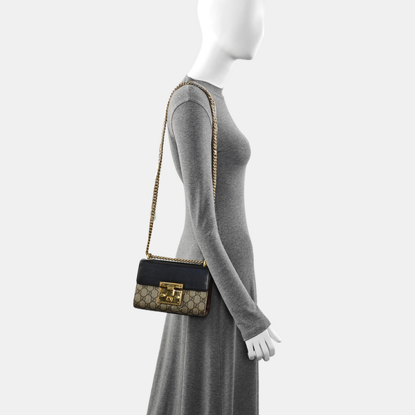 Authenticated pre-owned  Padlock Small Monogram Coated Canvas Multicolor - Shoulder Bag at Looply