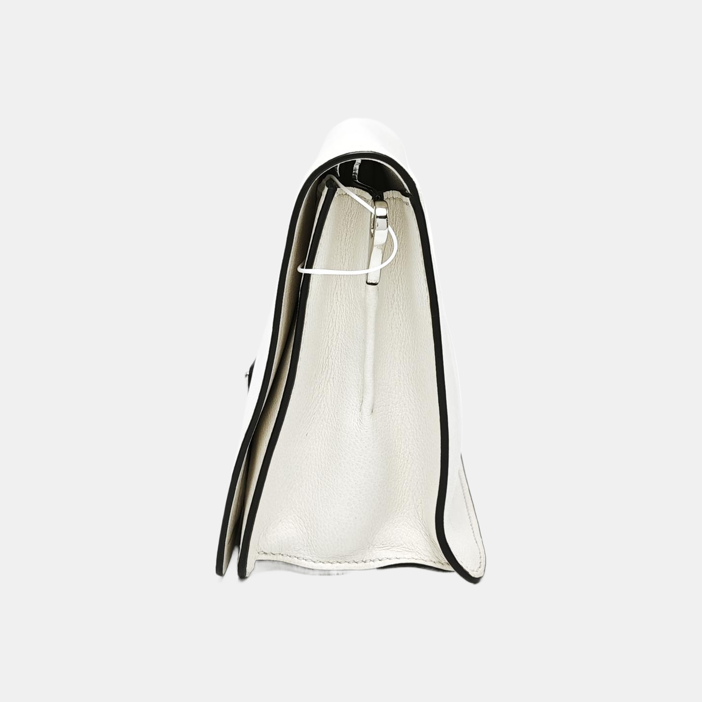 Calfskin Shoulder Bag White