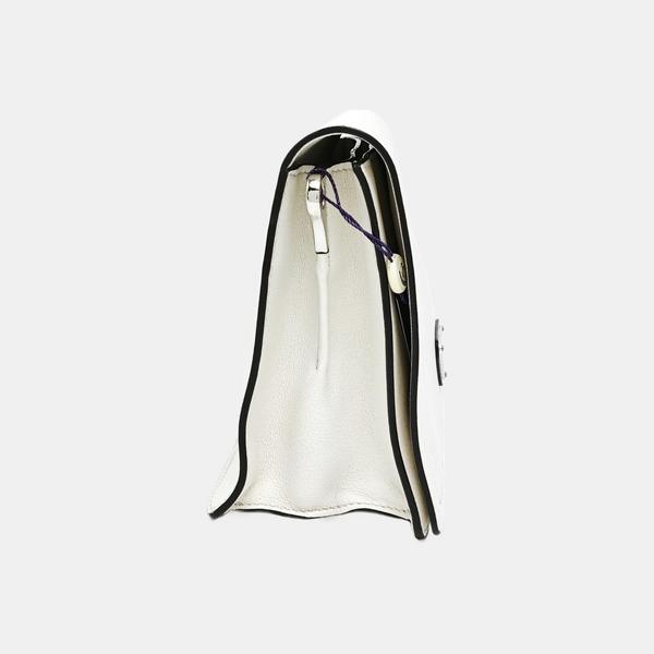 Calfskin Shoulder Bag White