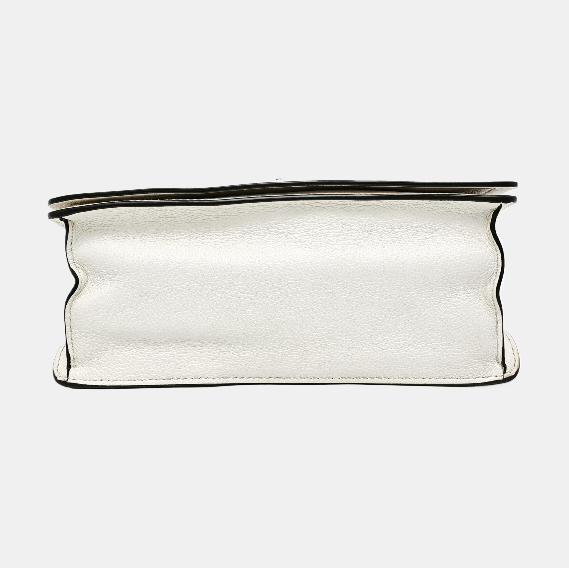 Calfskin Shoulder Bag White