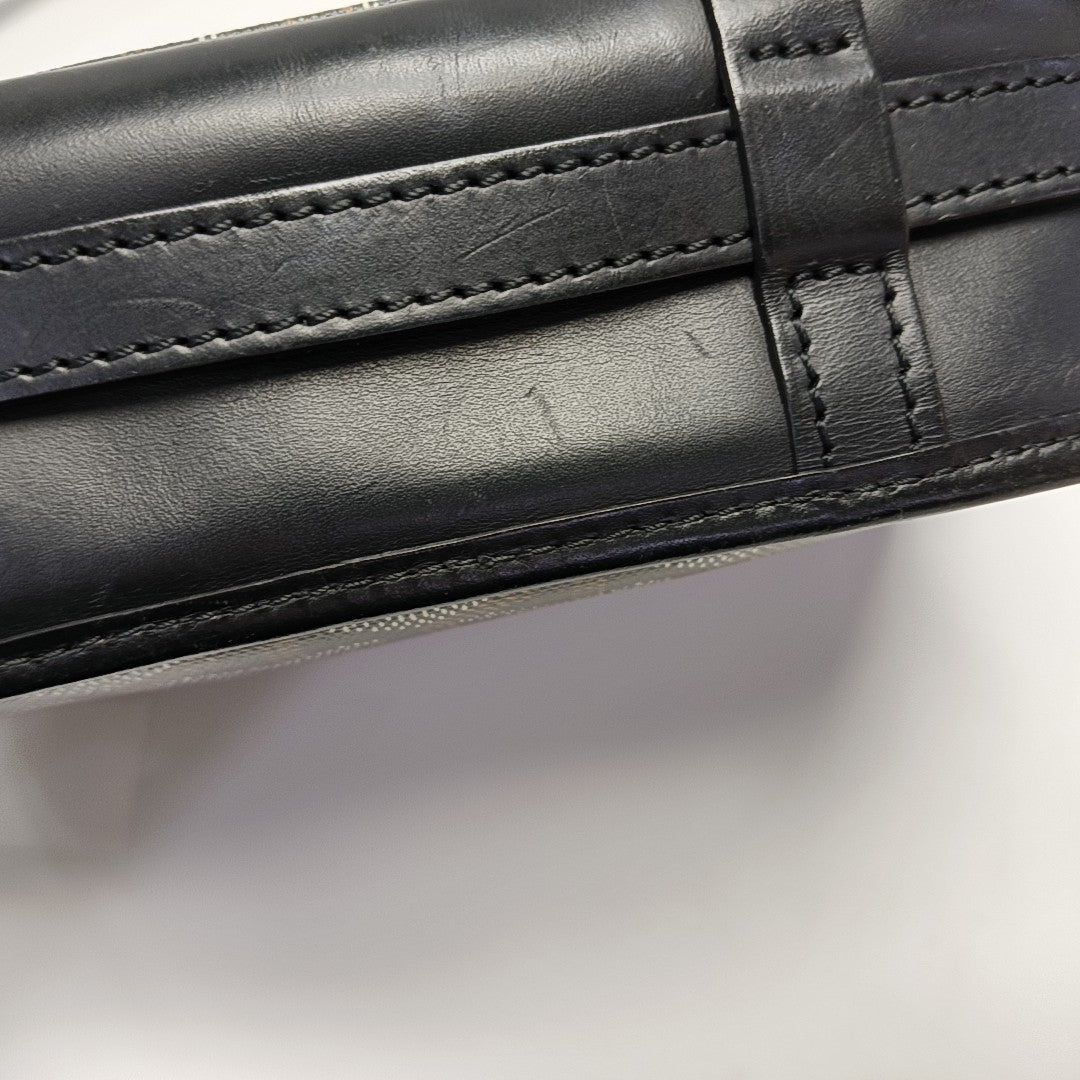Belvedere Coated Canvas Black