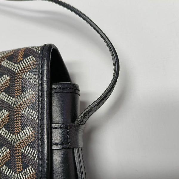 Belvedere Coated Canvas Black